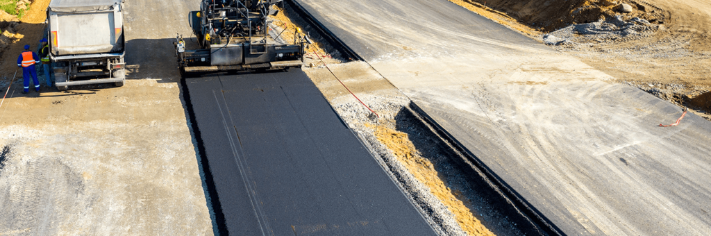 New road construction - Paving El Paso