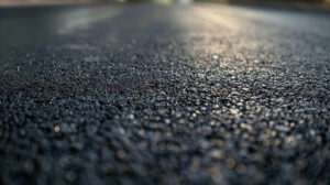 A close-up image of asphalt in El Paso.